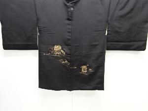 貝桶模様一つ紋絵羽織